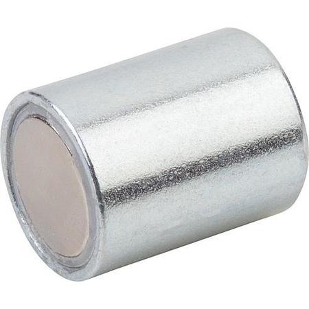 KIPP Magnet, neodymium, deep pot, dia. 16 mm, M4 internal thread K0552.04